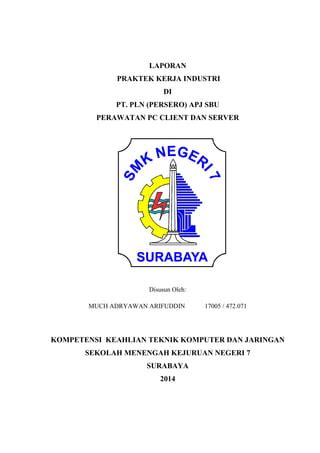 Laporan Prakerin PT PLN Persero Area Surabaya Utara PDF