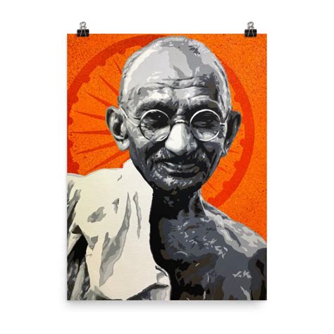 Mahatma Gandhi Poster Print - Etsy