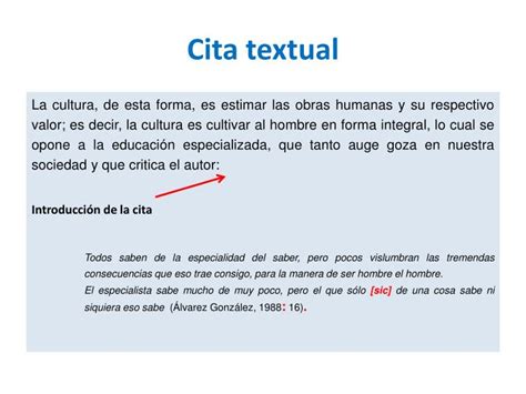 Ppt Citas Textuales Paráfrasis Notas Al Pie De Página Y Referencias