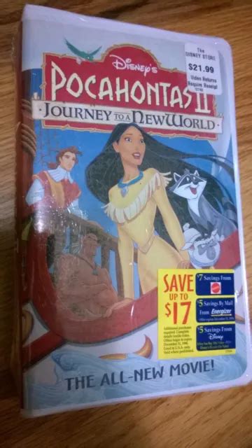 DISNEY POCAHONTAS II Journey To A New World On VHS 12743 Wrapped