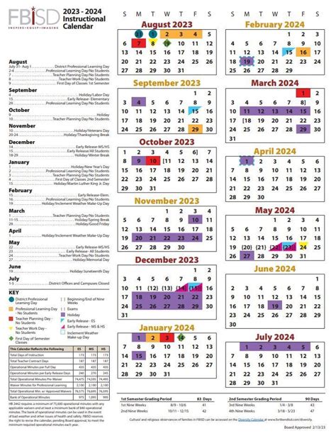 Fort Bend Isd Calendar 2025 23 Application Leone Genovera