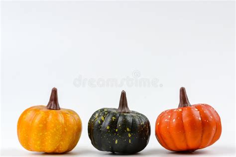 Halloween Concept. Pumpkins with Funny Faces Stock Photo - Image of ...