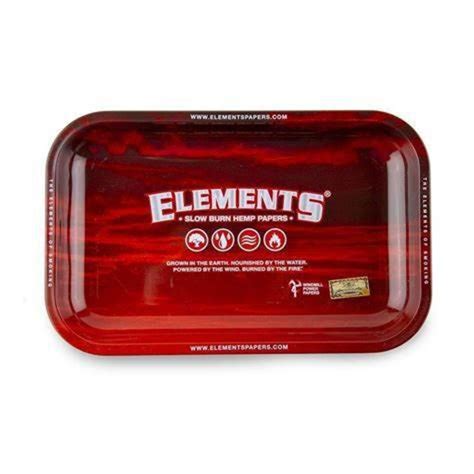 Elements Red Rolling Tray Etsy