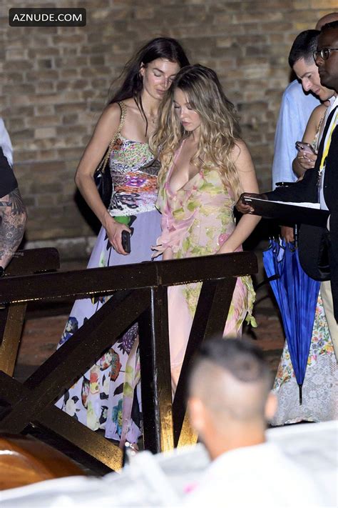 Sydney Sweeney Sexy Seen Showing Off Her Hot Cleavage At Jeff Bezos And Lauren Sanchez S Wedding