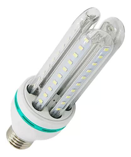 Lâmpada Compacta Led Milho 12w E27 Branco Frio Kit 05 Peças Cor da luz