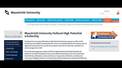 How To Apply For Mu Scholarship Maastricht University Scholarship