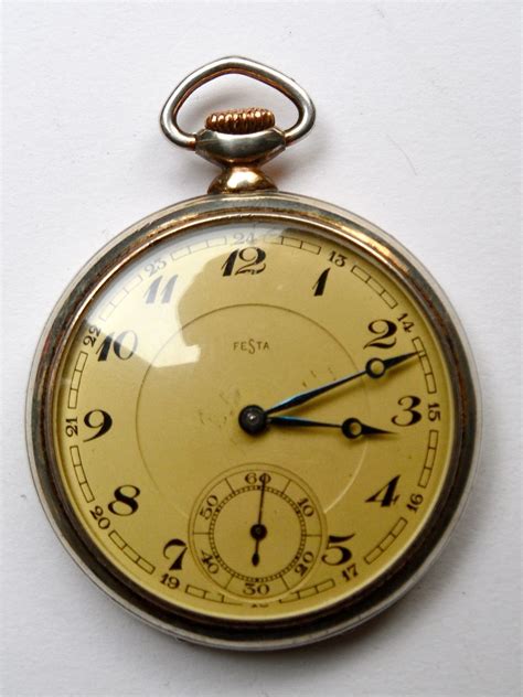 Festa Antique Pocket Watch Swiss Made Old Pocket Watches Pocket