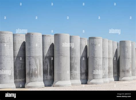 pipe  cement stock photo alamy