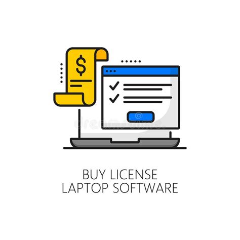 Software License Icon Stock Illustrations 614 Software License Icon