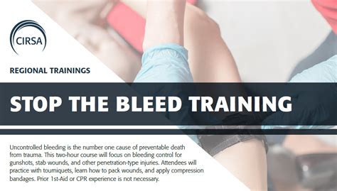 Stop The Bleed Training Cirsa