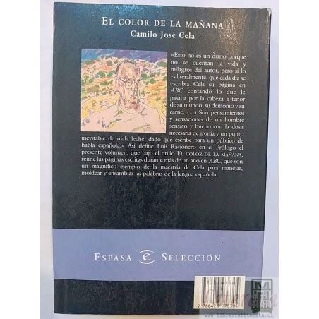 El Color De La Ma Ana Camilo Jos Cela Ed Espasa Formato Gr