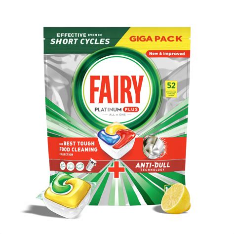 Fairy Platinum PLUS tabletki do zmywarki 52 Lemon 14830048517 - Allegro.pl