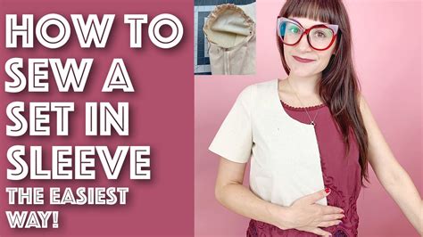 How To Insert Or Sew A Set In Sleeve The Easiest Way Sew Anastasia