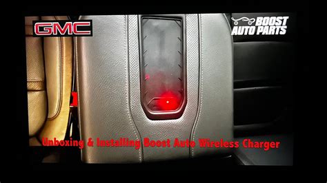 Boost Auto Parts Qi Fast Wireless Charging Pad Unboxing And Easy Install In A Gmc Sierra