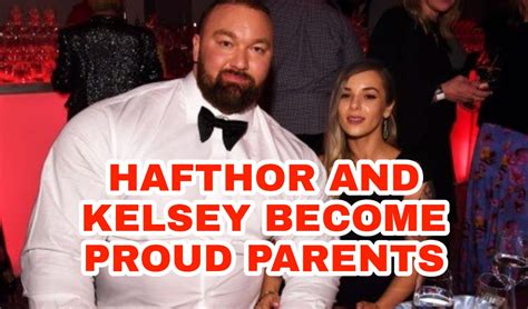 CONGRATULATIONS: Game Of Thrones star Hafthor Bjornsson and wife Kelsey Helson welcome baby boy ...