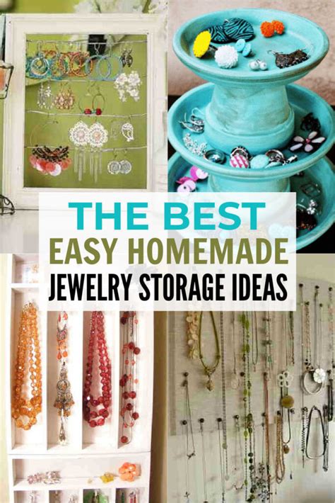 The Best Homemade Jewelry Storage Ideas Jewelry Storage Diy Jewelry