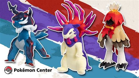 Hisuian starter plushies come to Pokémon Center Upcomer