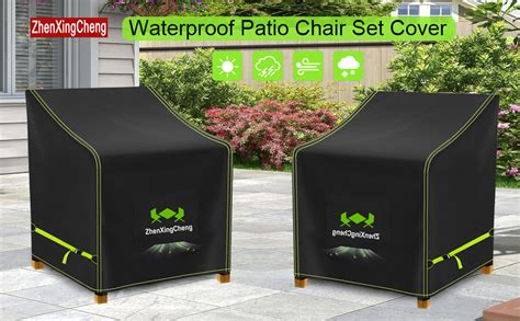 Pack Patio Chair Covers Waterproof Outdoor Chair Covers With