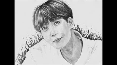 Bts J Hope Drawing