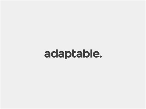 Adaptable By Olly Sorsby On Dribbble