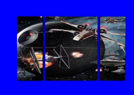 Second Life Marketplace - SW Deathstar Multi panel wall art