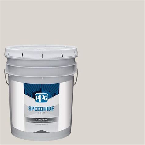 Speedhide 5 Gal Ppg1025 2 Silent Smoke Semi Gloss Exterior Paint