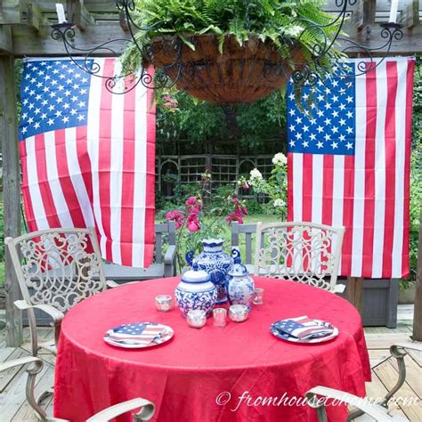 Easy 4th Of July Outdoor Decorations Entertaining Diva From House