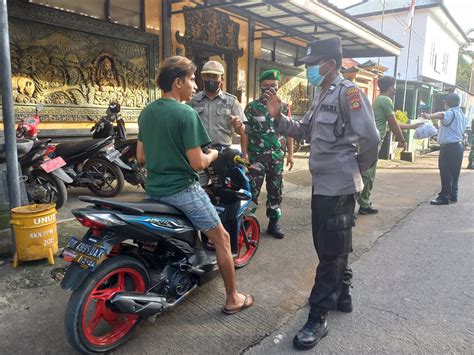 Tim Yustisi Covid Melaksanakan Kegiatan Penerapan Disiplin Dan