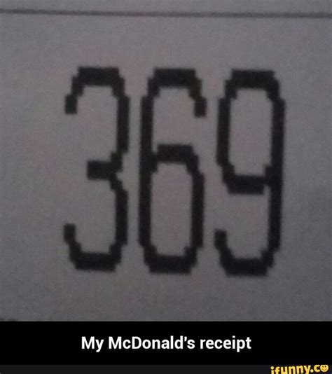 369 My Mcdonalds Receipt My Mcdonalds Receipt