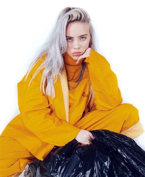 Related Image Billie Billie Eilish Yellow Raincoat