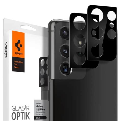 Kamera Lens koruyucu Spigen Samsung S21 artı Ultra Optik cam tR ince