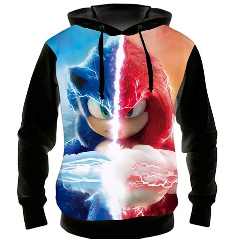 Blusa Moletom Sonic Knuckles Mod Casaco De Frio Elo