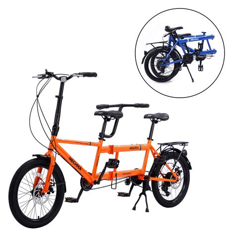 Fomas Tandem Bike 20 Inches Wheels 2 Seater Shimano 7speed Folding