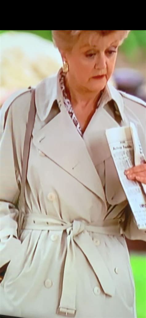 Angela Lansbury Burberry Trench Coat Ripped How To Wear Burberry Trench