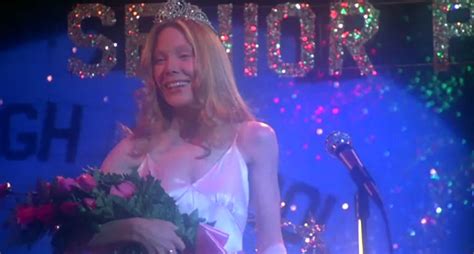 One Iconic Look Sissy Spaceks Pink Prom Gown In Carrie 1976 Tom