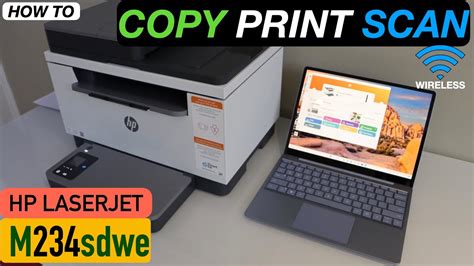 Hp Laserjet M Sdw Scanning Printing Copying Video Youtube