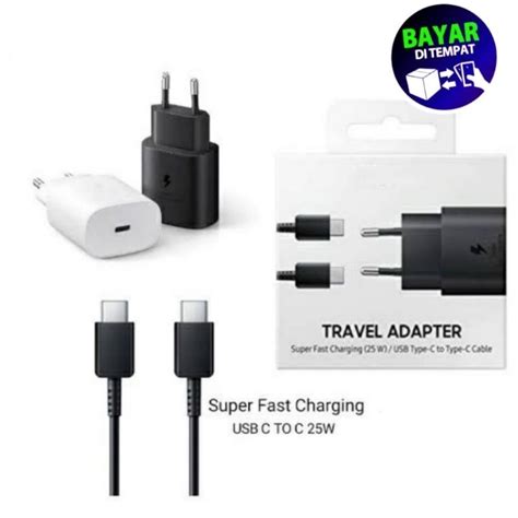 Jual Charger Samsung 25w Super Fast Charging Usb C To C Original