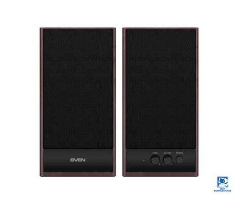 Купить Акустическая система SVEN SPS-609 (2.0) (2x5W) Cherry в ...