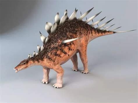 Kentrosaurus Dinosaur Free 3d Model - .Max, .Vray - Open3dModel