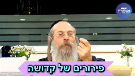 הרב אליהו גודלבסקי פירורים של קדושה [36] Youtube