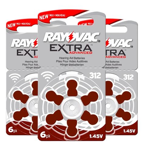 RAYOVAC batería EXTRA de 60 piezas para audífono ayuda auditiva de