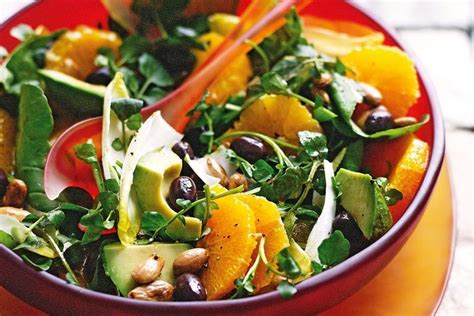 Watercress Witlof Orange And Olive Salad Recipes Delicious Au