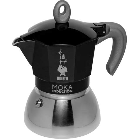 Bialetti Moka Induction Espressokande 4 Kopper Sort 359 DKK