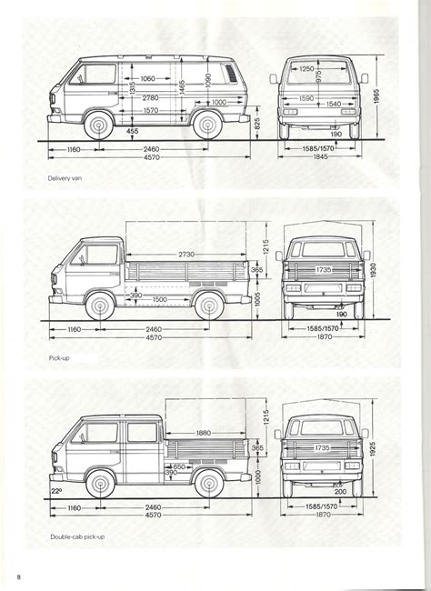 TheSamba VW Archives 1988 VW Vanagon Technical Data And