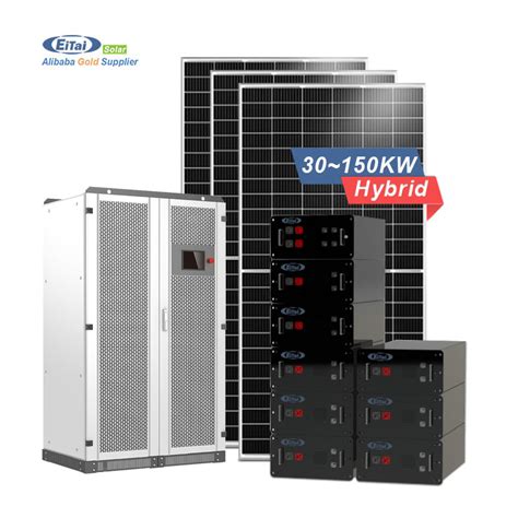 Eitai 3phase 30 Kw 50kw 100kw 150kw On Off Grid Hybrid Solar System For Home China Hybrid