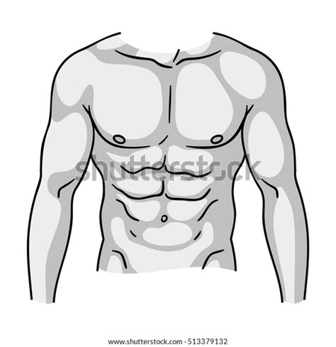 Naked Man Torso Over Royalty Free Licensable Stock Illustrations Drawings Shutterstock