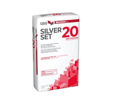 Usg Beadex Brand Silver Set Joint Compound Lb Bag