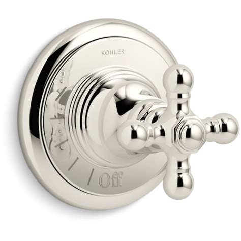 Kohler Vibrant Polished Nickel 1 Handle Cross Shower Faucet Handle In The Shower Faucet Handles