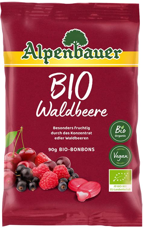 ALPENBAUER Přírodní bonbóny lesní plody BIO 90 g od 47 Kč Heureka cz