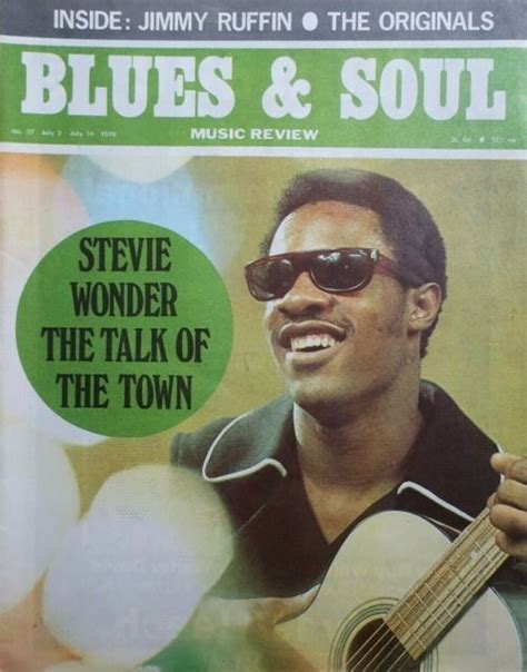 Vintage Blues And Soul Magazine Covers Stevie Wonder Stevie Blues